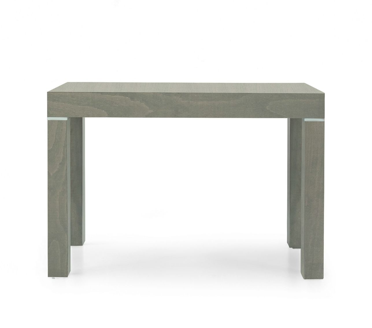 Consolle allungabile SORRENTO grigio tortora 90×50 cm - 90x300 cm - Konte  Design