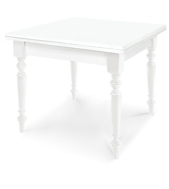 Tavolo ARDENZA in legno bianco