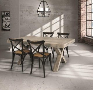 Tavolo AMALFI allungabile invecchiato 180×90 cm - 280×90 cm