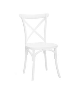 Set di sedie SAMPHENG in polipropilene bianco