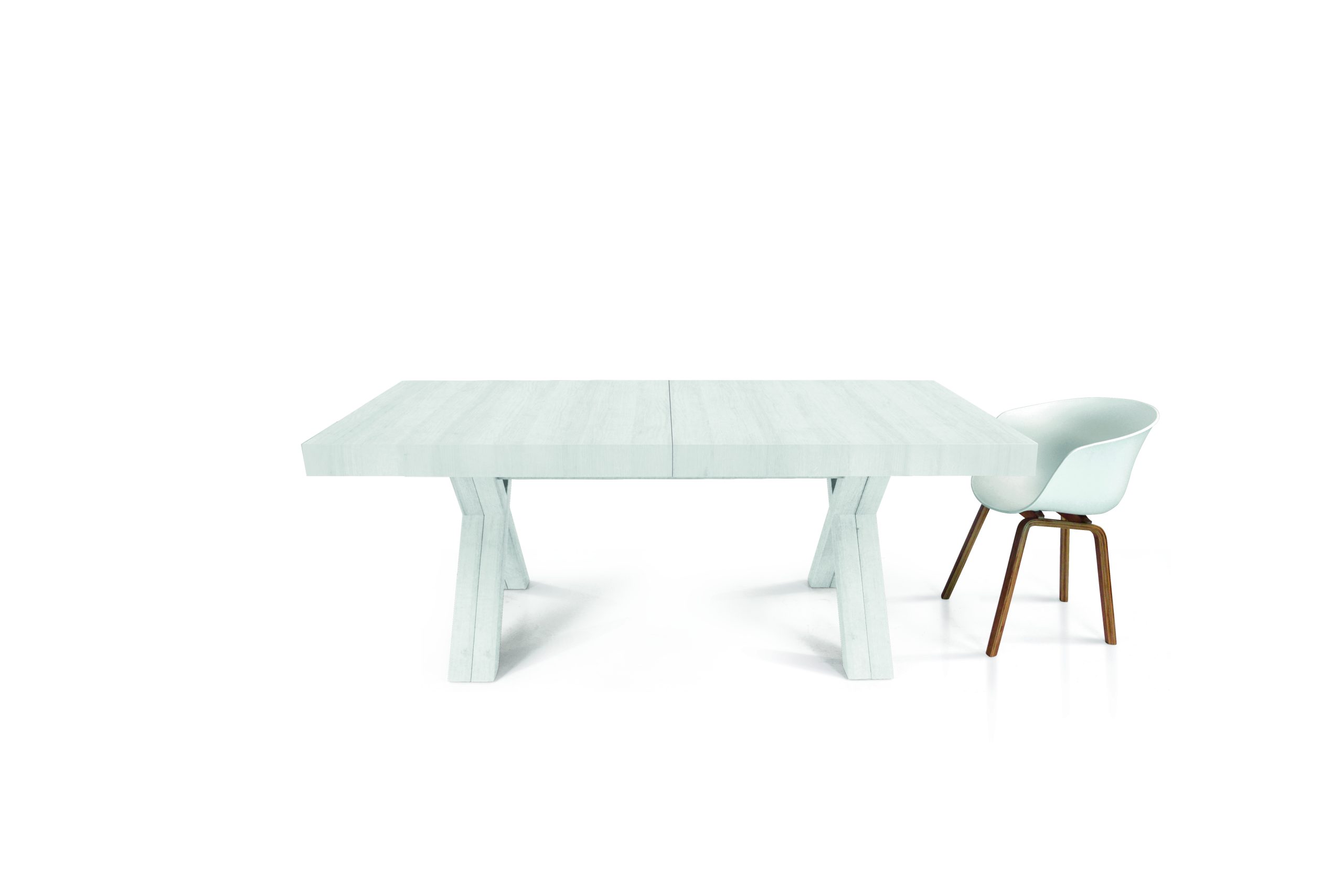 Tavolo consolle allungabile bianco 90x50 cm - Fashion Commerce S.r.l.