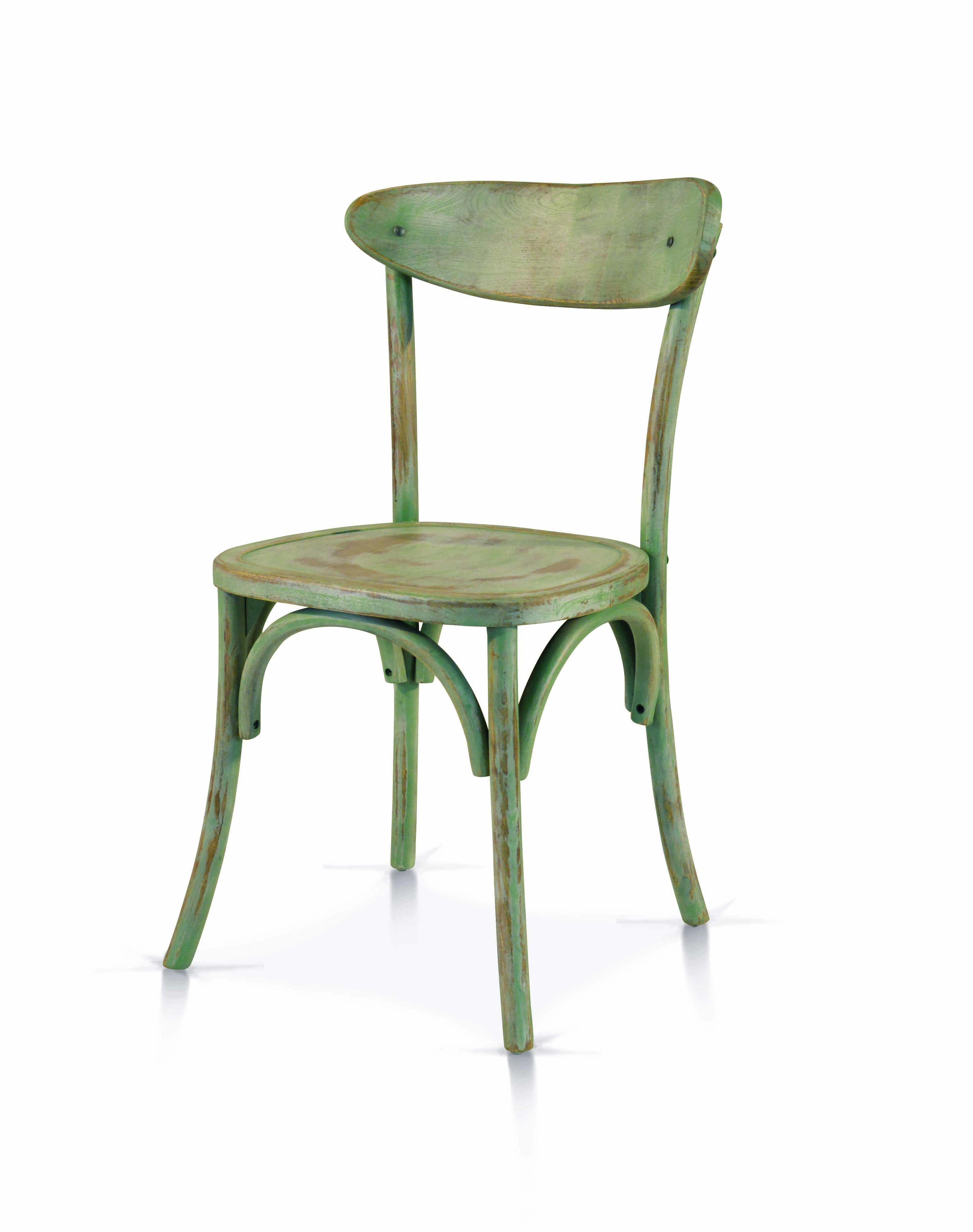 Set di sedie CASTELFALFI in legno verde consumato