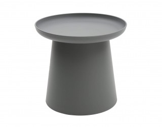 Tavolino IBIZA in polipropilene grigio 50x46 cm