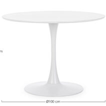 Tavolo Bloom bianco