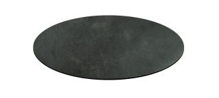 Set di 2 piani per tavolo SPARGI rotondo effetto piombo diametro 60 - 70 - 80 cm