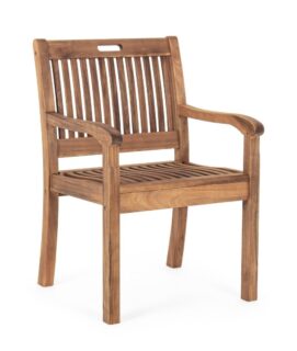 Poltrona NOEMI in legno d'acacia