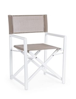 Set di 2 poltroncine TAYLOR tabacco pieghevoli