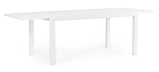 Tavolo HILDE allungabile bianco 160/240x90 cm