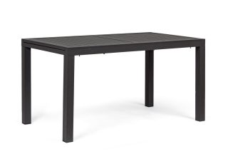 Tavolo HILDE allungabile antracite 140/210x77 cm