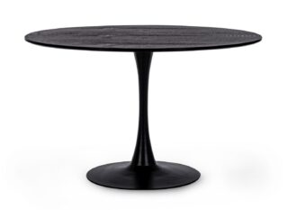 Tavolo BLOOM nero tondo 120x75 cm