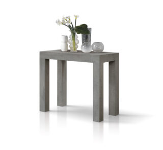 Consolle allungabile VIAREGGIO cemento 90x45 cm - 90x300 cm