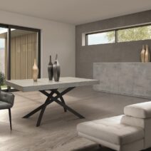 Set di sedie KENSINGTON in ecopelle antracite