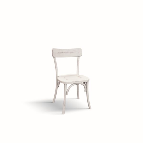 Set di sedie VOLTERRA in legno bianco consumato