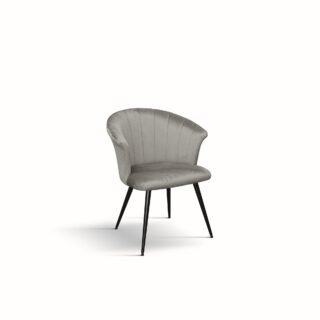 Sedia Lapa Tessuto effetto velluto