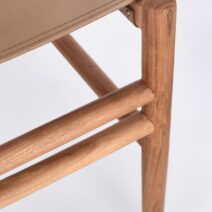 Sedia CAROLINE tortora
