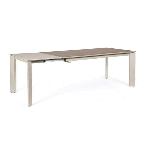 Tavolo BRIVA grigio tortora