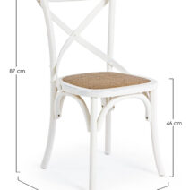 Sedia CROSS bianca