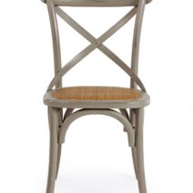 Sedia CROSS grigio scuro