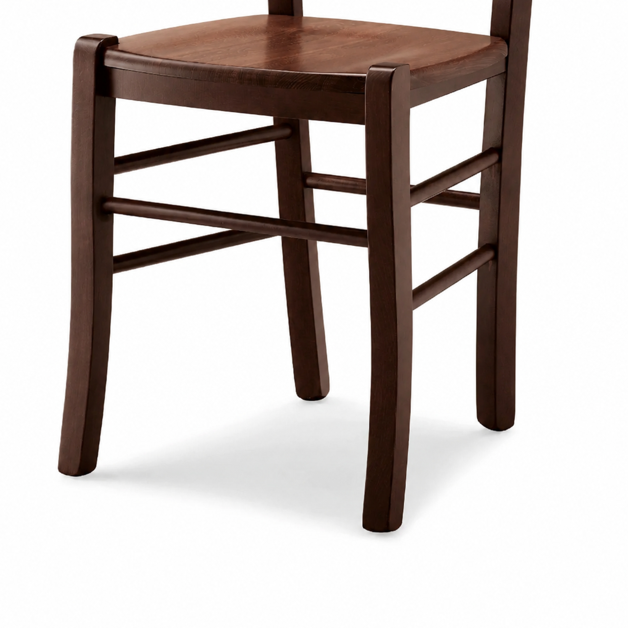 Set di 2 sedie APPIA in legno massello noce