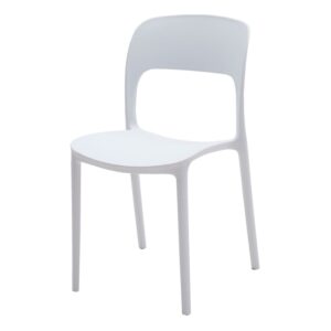 Set di 4 sedie SOUTH BEACH in polipropilene bianco