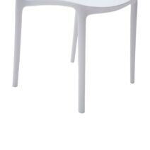 Set di 4 sedie SOUTH BEACH in polipropilene bianco