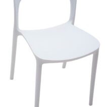 Set di 4 sedie SOUTH BEACH in polipropilene bianco