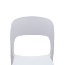 Set di 4 sedie SOUTH BEACH in polipropilene bianco