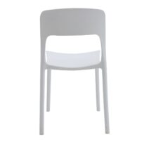 Set di 4 sedie SOUTH BEACH in polipropilene bianco