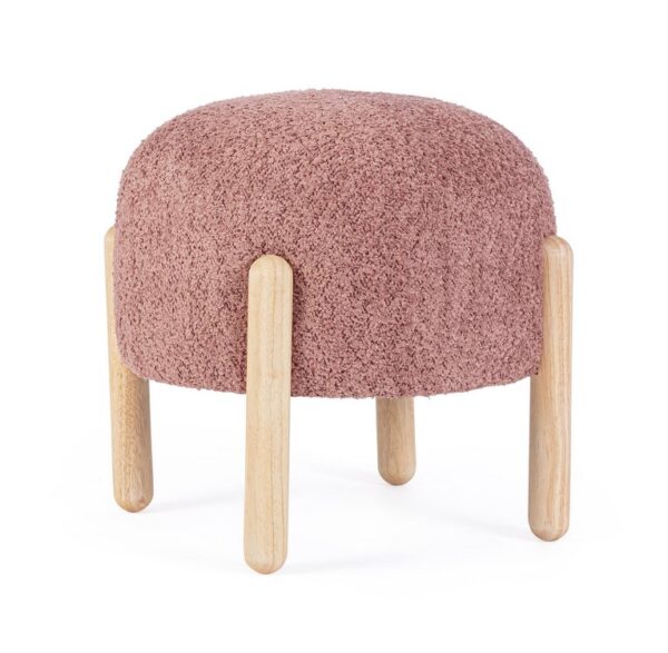 Pouf DAYLA rosa scuro