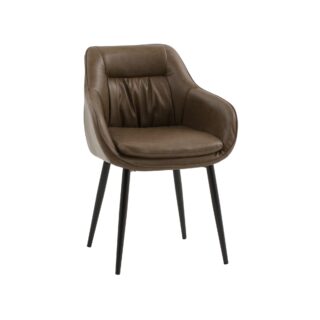 Poltroncine HAMMERSMITH in similpelle marrone