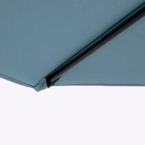 Ombrellone rotondo KALIFE con palo centrale in alluminio e telo blu 3m