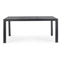 Tavolo fisso MASON in ceramica e struttura in alluminio antracite 160x90 cm
