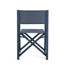 Set di sedie TAYLOR in alluminio blu e textilene blu, pieghevoli