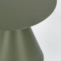 Tavolino rotondo ALOHA in alluminio verde