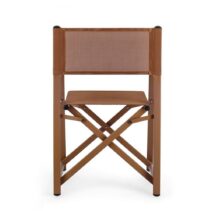 Set di sedie TAYLOR in alluminio ruggine e textilene ruggine, pieghevoli