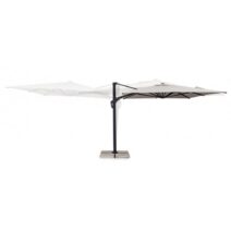 Ombrellone a sospensione ARIES con palo in alluminio e telo naturale 3x4
