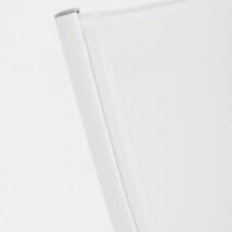 Set di 2 poltrone reclinabili TAYLOR in alluminio e textilene bianco