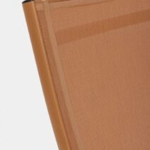 Set di 2 poltrone reclinabili TAYLOR in alluminio e textilene ruggine
