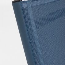 Set di 2 poltrone reclinabili TAYLOR in alluminio e textilene blu navy
