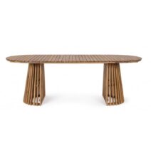 Tavolo ovale RODANO in legno acacia 220x100 cm