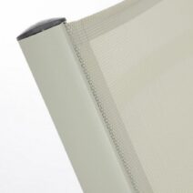 Set di 2 poltrone reclinabili TAYLOR in alluminio e textilene sabbia