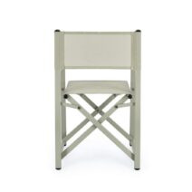 Set di sedie TAYLOR in alluminio verde chiaro e textilene verde chiaro, pieghevoli