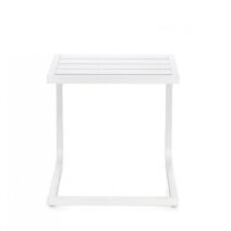 Tavolino TAYLOR in alluminio bianco