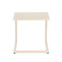 Tavolino TAYLOR in alluminio beige