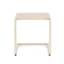 Tavolino TAYLOR in alluminio beige