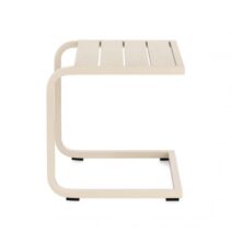 Tavolino TAYLOR in alluminio beige