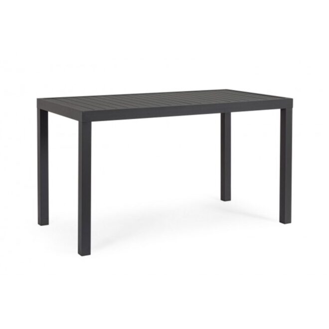 Tavolo fisso HILDE struttura alluminio antracite 130x68 cm