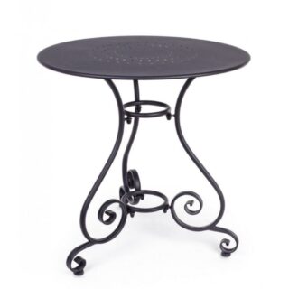 Tavolo ETIENNE in acciaio antracite