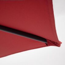 Ombrellone rotondo KALIFE con palo centrale in alluminio e telo rosso 3m