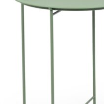 Set di 6 tavolini rotondi AUSTIN in acciaio verde